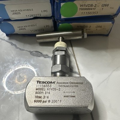 Lot-Of-7  Tescom Anderson Greenwood Block and Bleed Valve H1VDS-2