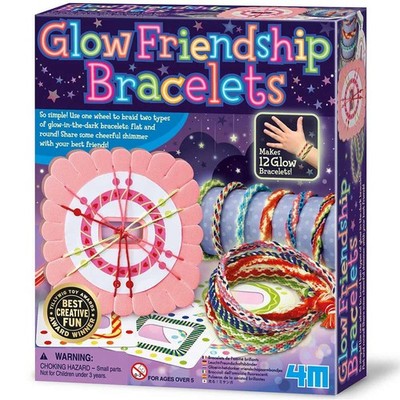 4M Glow in the Dark Freundschaft Armband Herstellung Kit-Mehrfarbig