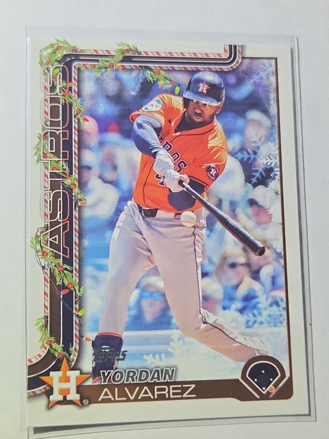 2025 Topps Holiday Cookie Back Variation SP Yordan Alvarez Houston Astros #H44
