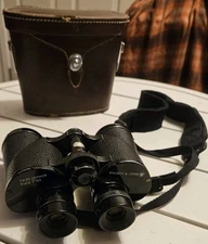 Bausch & Lomb Zephyr 7x35 Binoculars with Original Leather Case Vintage