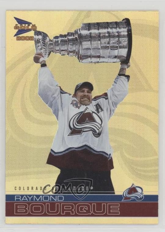 2001-02 Pacific Prism Gold McDonald's Ray Bourque #4 HOF 1dm1