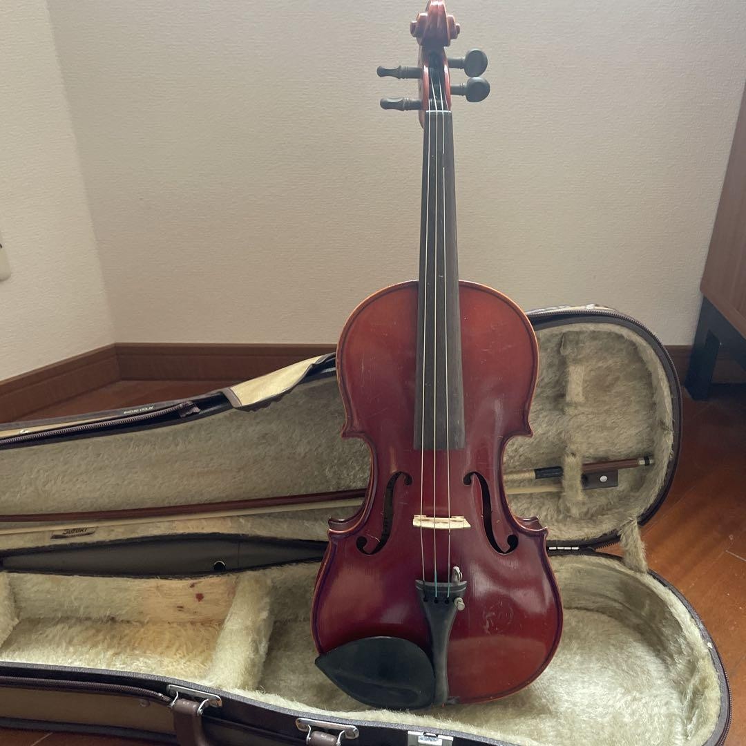 スズキ バイオリン 3/4 No.102 1967年 日本製 ヴィンテージ Suzuki Violin 3/4 No.102 1967 Vintage Made in Japan with