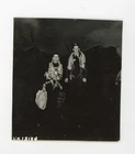 RCAF Military vintage snapshot photo ww2 World War Two Flight gear -  writing