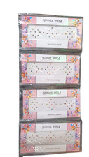 Designer Multicolor Stone Bindi Set for Women PACK OF 4 n593