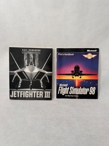 Microsoft Flight Simulator 98 Pilot's Handbook PLUS Jetfighter III RDF Handbook