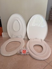 2-PACK Little2Big Toilet Seat with Built-In Potty Training Elongated Slow Close