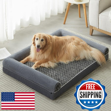 BFPETHOME Orthopedic Waterproof Dog Bed for Large/Medium Dogs, Removable Washabl
