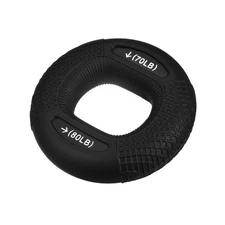 3.07" 70 - 80 Lbs Hand Grip Strengtheners Hand Grip Ring for Training Black