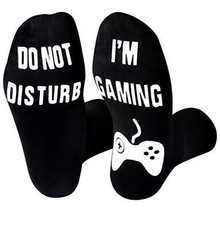   I'm Gaming Do Not Disturb Socks   Gamer Gift  New  Sealed  Fast Shipping
