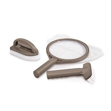 Intex KIT PULIZIA MANUTENZIONE per PISCINA SPA con SPAZZOLA SPUNGA RETINO 28004