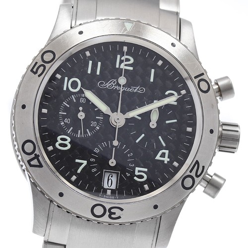 Breguet 3820TI/K2/TW9 Transatlantic Type XX Men's Watch From Japan G0404