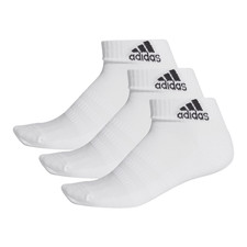 Adidas Kids Cushioned Ankle Socks XX Large 3 Pairs White DZ9365-KXXL