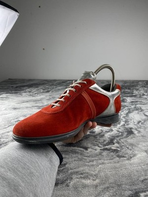 Prada Sport Suede Colorblock Pattern Athletic Sneakers Women Size