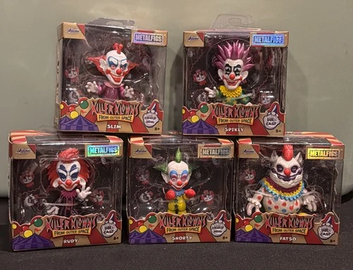 Jada Killer Klowns from Outer Space Complete Set Metalfigs 2.5” Figure Die-Cast - product listing photo