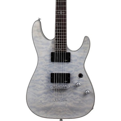 Schecter Guitar Research C1 Platinum Electric Guitar Transparent White Satin