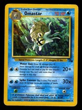 HP Unlimited Omastar 40/62 Fossil Pokemon 1999 Ken Sugimori on eBay