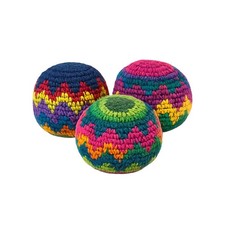 3 - Pack of Handmade Crocheted Footbag -    T5C45750