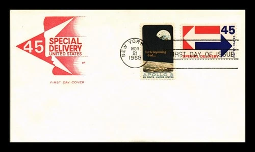 US COVER SPECIAL DELIVERY 45C FDC SCOTT E22 COMBO HOUSE OF FARNAM CACHET