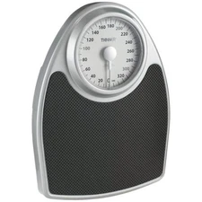 Thinner By Conair Scale For Body Weight, Analog Bathroom Scale In Blac