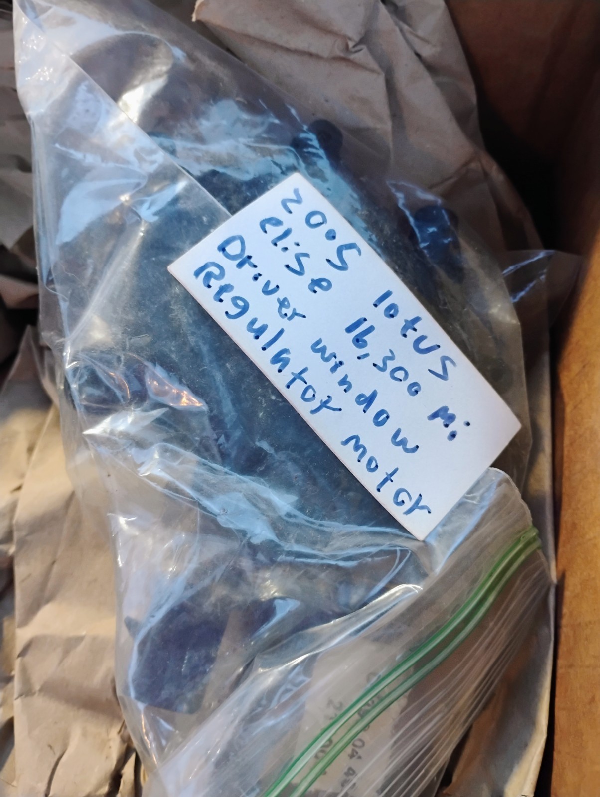 Lotus Elise Exige Mk2 Left Driver Side Window Regulator Motor 