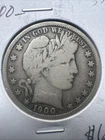 1900-P BEAUTIFUL HIGH GRADE BARBER HALF 1/2 DOLLAR 50C SUPER NICE SEE PICS!!
