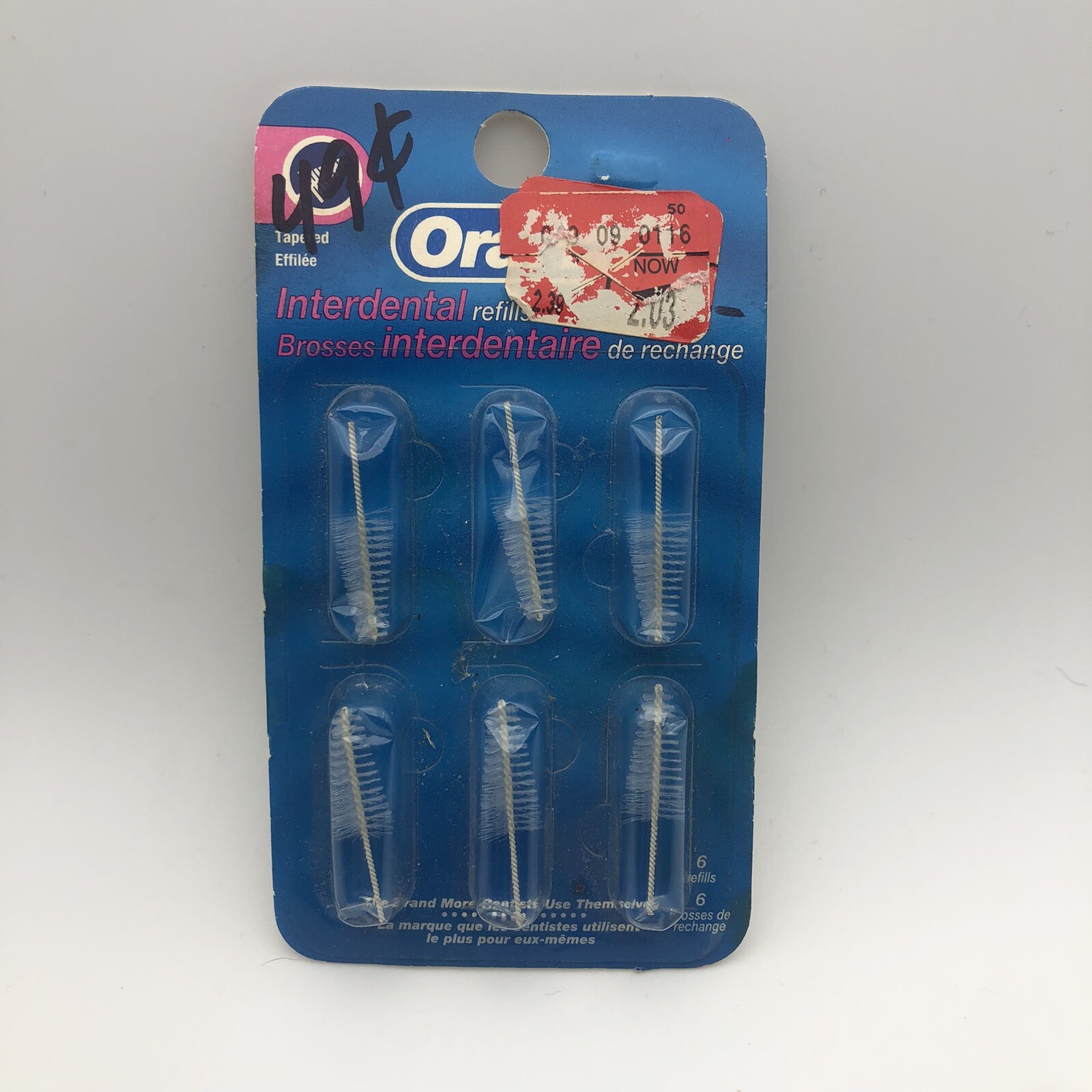 Oral B Interdental Refills, 6pack, Tapered Brushes eBay