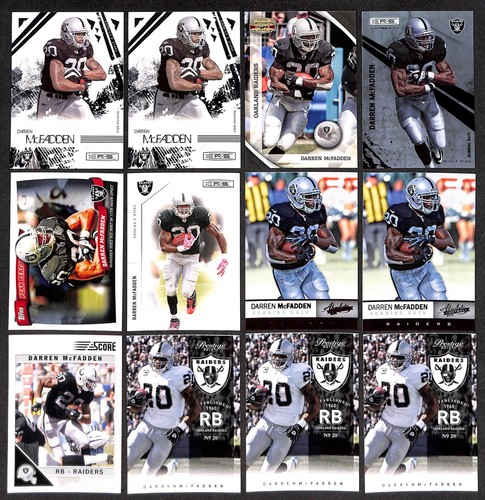 Lot of 24 Darren McFadden Cards 2008-2016 Raiders Cowboys Arkansas - Picture 2 of 2