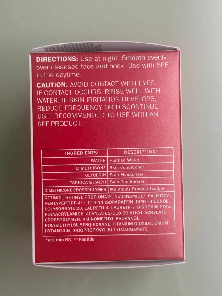 OLAY Regenerist Retinol 24 Night Face Moisturizer - 1.7oz FRAGRANCE FREE (NEW) - Image 3 of 4