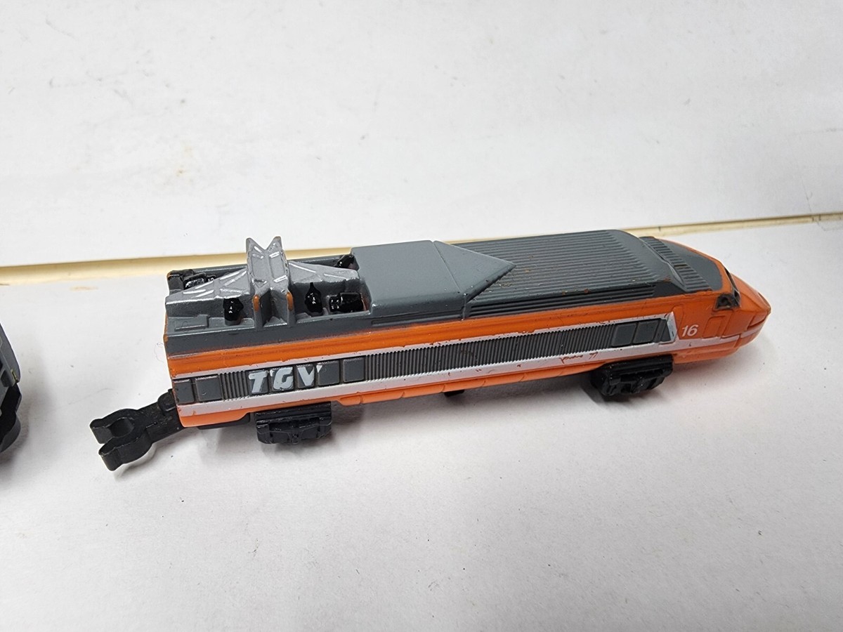 Micro Machines Galoob Vintage Train TGV Avec Rails Vintage W/ Tracks Micro Machines Galoob Vintage Train TGV Avec Rails Vintage W/ Tracks