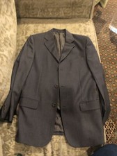 BAK Boys gray pinstripe blazer Size 18 R