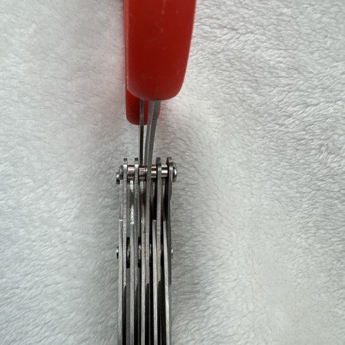 5 Layer Salad Scissors. Cutting Herbs + Salads. Stainless Steel 7.5 Inch - Bild 12 von 14