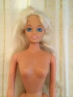Vintage Italian Tanya 11 1/2"  Fashion Doll platinum blond long hair, posable.