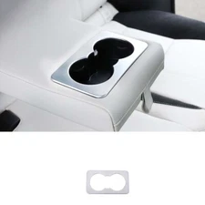 Frame Rear Armrest Silver Water Cup Holder For Land Rover Discovery 5 2017-2023