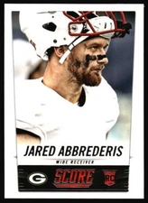 2014 Score Jared Abbrederis Rookie #379 Green Bay Packers
