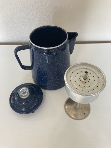 Coleman 14-Cup Coffee Enamelware 