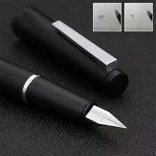 JINHAO 80 Series Fiber Black Fountain Pen EF/F 0.38mm/0.5mm Nib Writing Xmas