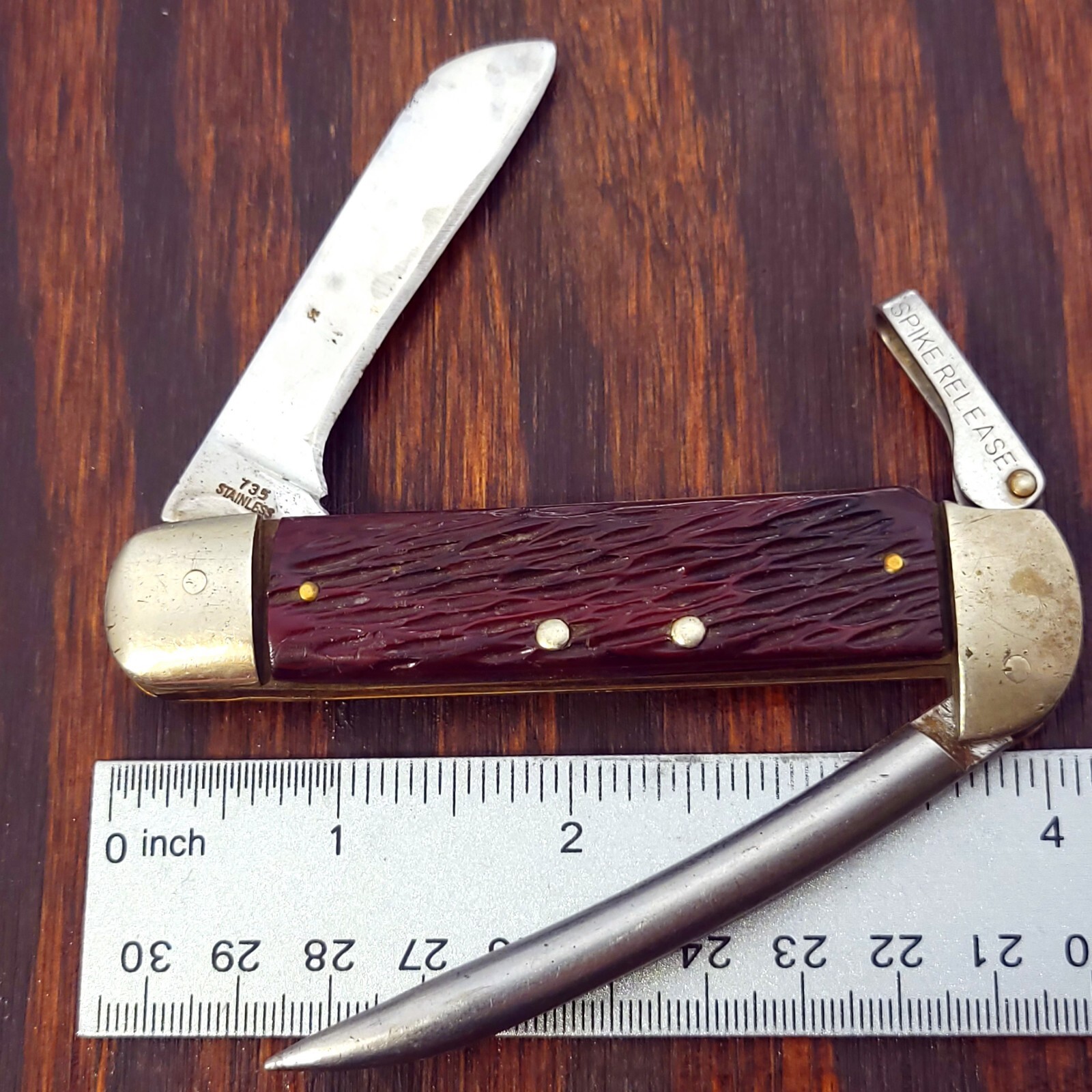 SCHRADE WALDEN Knife Made In USA 194673 735 MARLIN SPIKE PARTS REPAIR