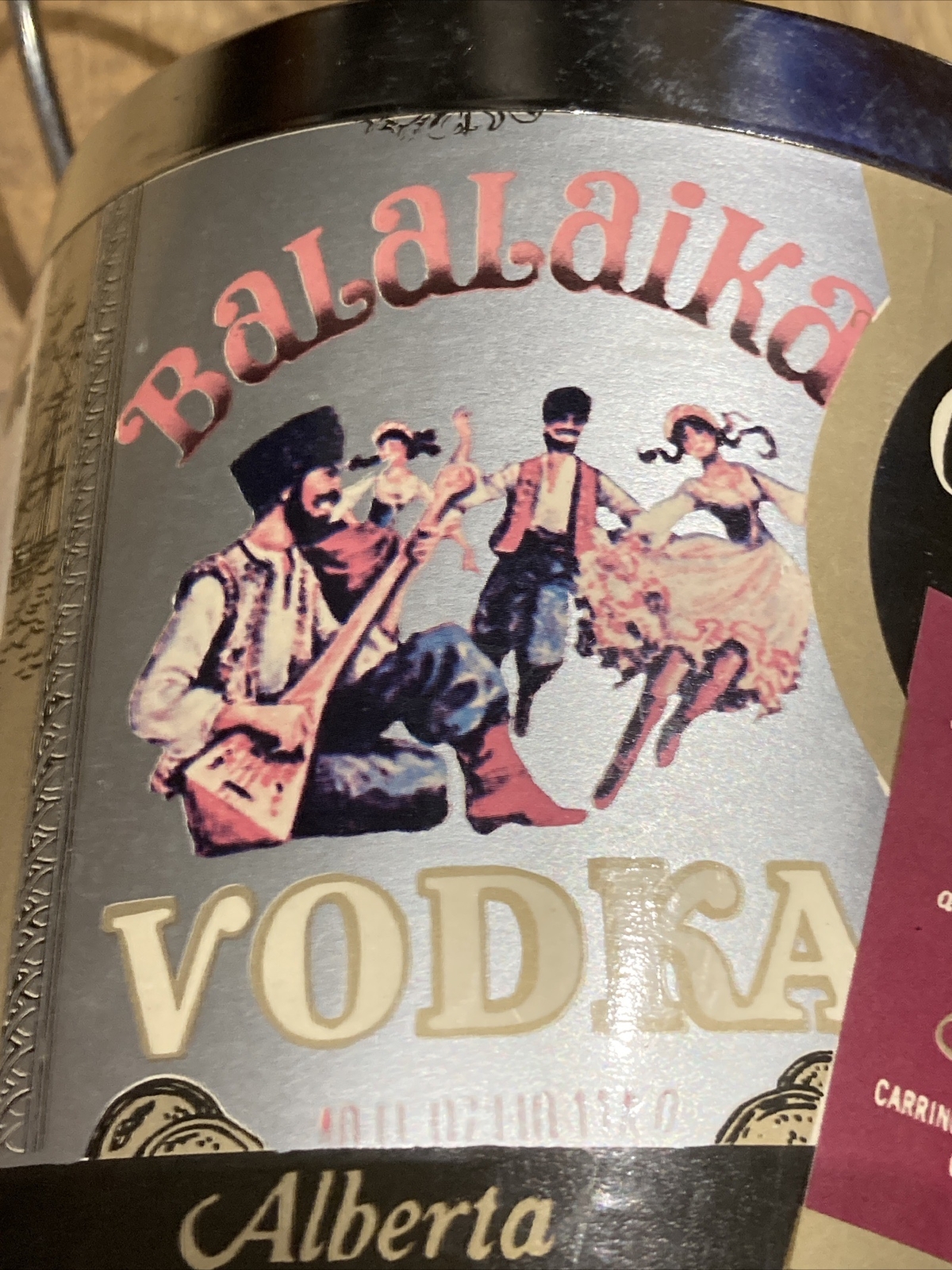 Vintage 1960s/70s Ice Bucket with Liqueur Label Design 5