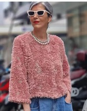 Zara Textured Jacket With Beading Pink New Ss24 Sizes S Ref. 3920/060