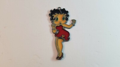 Betty Boop Suncatcher Ornament Red Sparkly Dress Wearing Garter Belt 5-1/2"  Cute | eBay