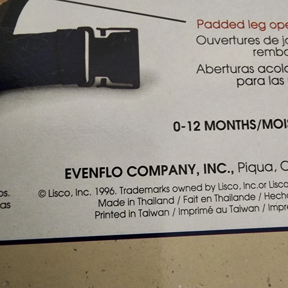 Винтажная детская переноска Evenflo About Face Dual Facing 0-12 месяцев с оригинальной коробкой - Изображение 3 из 3