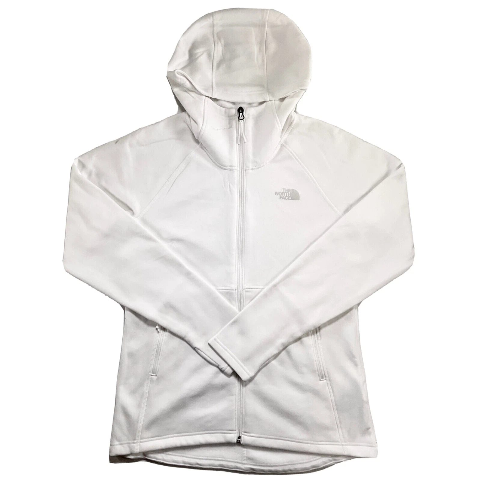 The North Face Jacket Canyonlands Fitted Zip Stretch Hoodie White New S XS