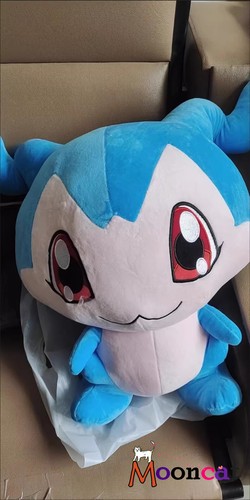 Muñeca de peluche Chibimon gigante de 35 ~ 80 cm Digimon monstruo digital almohada de juguete de peluche - Imagen 3 de 15
