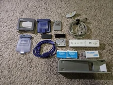 Nintendo Wii, Gameboy, And Miscellaneous Accessory Lot! Cables, Lights, And More