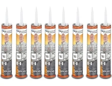 Dicor 501LSG-1, Self-Leveling Lap Sealant RV Roof Repair Grey 10.3 OZ, Pack Of 8