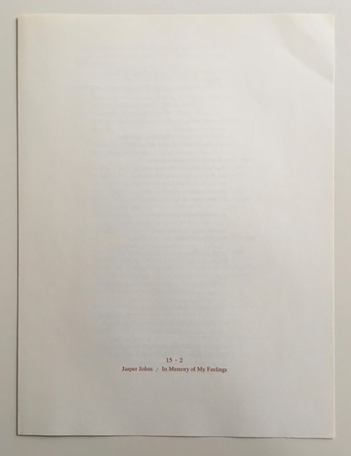 Litografia JASPER JOHNS 1967 IN MEMORIA DEI MIEI SENTIMENTI FRANK O'HARA MOMA - Foto 6 di 12