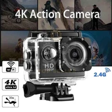 4K Action Camera Sport Video Waterproof Wifi 1080P HD Cam 170° Remote For Go Pro