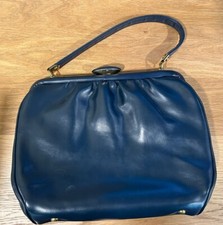 Verdi Vintage Faux Leather Snapped Closure Handbag Made In USA Grannycore