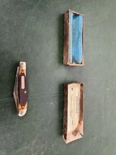 *Vintage Schrade USA OLD TIMER 72OT 2 Blade “Dog Leg Jack Knife”