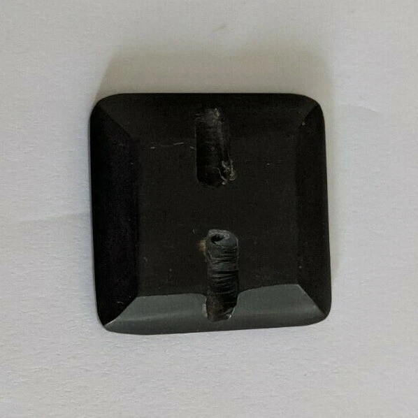 Square Horn Shank Button - 28mm Renaissance Buttons - Image 2 of 2